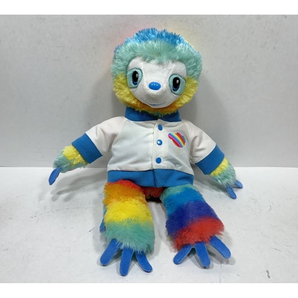 Build A Bear‎ BAB Cubscription Rainbow Sloth 2021 Plush Stuffed Animal Toy